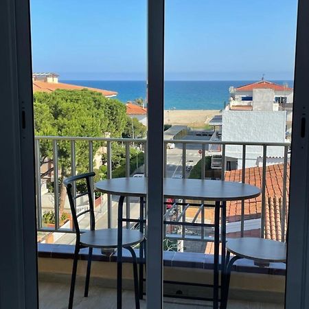 Acogedor Estudio En La Playa, Con Vistas Al Mar, Y Piscina Comunitaria Sant Salvador Exteriör bild
